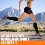Copper Compression Socks for Women & Men Open Toe 15-20mmHg is Best Support for Circulation Recovery and All Day Wear - Image 4