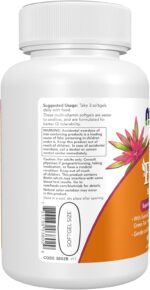 NOW Foods Supplements, Eve™ Women's Multivitamin with Evening Primrose, Cranberry, Green Tea, Horsetail Silica & CoQ10, 90 Softgels - Image 7