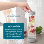 Spärkel Beverage System | Black Sparkling Water Maker | No CO2 Tank Needed | Carbonated Water Machine that Uses Fresh, Natural Ingredients | Soda Maker | 5 Unique Carbonation Levels - Image 7