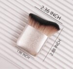 Self Tanner Brush GOERTI Body Makeup Brush for Flawless Leg Makeup, Kabuki Foundation Makeup Brush for Face & Body, Full Coverage Tanning Blend Applicator for Self Tanner, Bronzer & Lotion Tan Mousse - Image 3