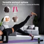 Ankle Resistance Bands with Cuffs: Women Ankle Strap Band for Working Out - Ankle Resistance Bands for Glutes Hip & Leg Butt Training Workout Exercise Equipment - Image 3
