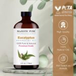 Majestic Pure Eucalyptus Essential Oil with Glass Dropper - Huge 4 Fl Oz - 100% Pure and Natural Eucalyptus Oil - Premium Grade Essential Oils for Diffuser, Aromatherapy, Soap and Candle Making - Image 8