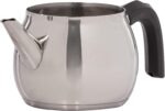 Karaca Belinay Teapot Set Silver Black, 18/10 Stainless Steel, Teapot/Lid (1 lt, 2.20 lb), Tea Kettle (1.6 lt, 3.5 lb), Suitable for Induction - Image 6