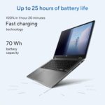 ASUS Vivobook 14 Flip Laptop Copilot+ PC, 14” OLED WUXGA 60Hz Touch Display, Intel® Core™ Ultra 5 226V, Intel® Arc™ Graphics, 16GB Memory, 512GB Storage, Windows 11, Matte Gray, TP3407SA-ES54T - Image 8