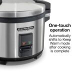 Proctor Silex Commercial 37540 Rice Cooker/Warmer, 40 Cups Cooked Rice Capacity, Nonstick Inner Pot, Hinged Lid, Stainless Steel Housing, Conforms to NSF - Image 4
