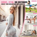 Ankle Resistance Bands with Cuffs, Resistance Bands for Working Out, Home Gym Workout Equipment for Women, Pilates Exercise, Hip, Leg, Glute Ankle Weights Training- Exercise Guides Included - Image 6