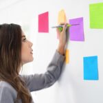 9 Pack Lined Sticky Notes 4x6 in Post Sticky Notes with Lines, 9 Bright Colors Large Ruled Post Sticky Colorful Super Sticking Power Memon Pads, for Office, Home, 35 Sheets/Pad - Image 6