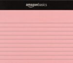 Amazon Basics Wide Ruled 8.5 x 11.75-Inch 50 Sheet Perforated Lined Writing Note Pads, Pack of 6, 300 Count, Multicolor - Image 5