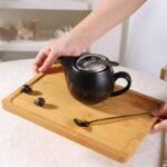 Small Ceramic Teapot With Stainless Steel Infuser, Heat Resistant, Perfect Tea Maker, Black, 350ml/12.0oz - Image 6