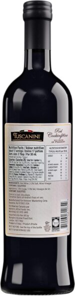 Tuscanini Premium Kosher Red Cooking Wine, 16.9oz | Product of Italy | Use for Cooking, Marinades, & Dressings - Image 3