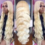 Arabella 613 Lace Front Wig Human Hair 300g-315g 13x4 Blonde Lace Front Wigs Human Hair 210% Density Body Wave 613 Frontal Wig Pre Plucked With Baby Hair (30inch, 613 13X4 body wave wig) - Image 2