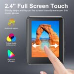 64GB MP3 Player Bluetooth 5.3 Touch Screen Music Player Portable mp4 Player with Speakers high Fidelity Lossless Sound Quality 2.4 inch mp3 FM Radio Recording e-Book - Image 7