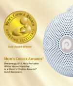 Dreamegg White Noise Machine - Portable Sound Machine for Baby Adult, Features Powerful Battery, 21 Soothing Sound, Noise Canceling for Office & Sleeping, Sound Therapy for Home, Travel(2Light Blue) - Image 3