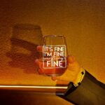 It's Fine I'm Fine Everything Is Fine Wine Glasses Gift for Women, Positive Inspirational Gifts for Best Friend, Men, Daughter, Bff, Uplifting Encouragement Gifts-144 - Image 5