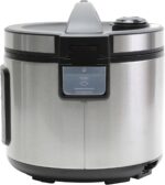 West Bend Rice & Grain Multi Cooker Programmable with 9 Preset Functions, Features Delay Start and Keep Warm Functions and Steam Basket, 20 Cups Cooked, Stainless Steel - Image 11