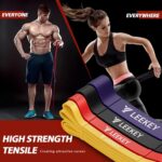 LEEKEY Resistance Bands Set for Pull-Up Assistance & Full-Body Training, Multi-Level Exercise Bands with Bag for Home Workouts, Physical Therapy, Strength Training (Men/Women) - Image 5