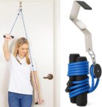 Vive Shoulder Pulley for Physical Therapy - Rotator Cuff Pain Pulley System - Over Door Rehab Exerciser - With Durable Metal Pulley & Comfortable Padded Handles - Image 2