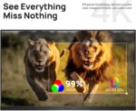 KOORUI 27 Inch 4K Monitor Computer UHD(3840 * 2160) IPS Display, 99% sRGB, 95% DCI-P3, 1.07 Billion Colors, Freesync & G-sync, Displayport & 2X HDMI, VESA 100 * 100mm, Tilt -5 to 20°, Audio Out (N07) - Image 4