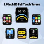128GB MP3 Player with Bluetooth 5.3, Portable Digital Lossless Music Player with Built-in Speaker, 2.0 in Full Touch Screen, HiFi Sound, FM Radio, Voice Recorder, Earphones Included - Image 6