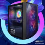 STGAubron Prebuilt Gaming PC Desktop, Radeon RX 550 4G GDDR5, Intel Core I5 up to 3.7GHz, 16G RAM, 512G SSD, WiFi, BT 5.0, RGB Fan x3, Windows 10 Home - Image 3