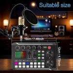 ALSO GO Podcast Equipment Bundle, Music Recording Equipment with Condenser Microphone, Recording Studio Package with Audio Interface Perfect for Podcasting, Singing, Recording, Streaming and Gaming - Image 7