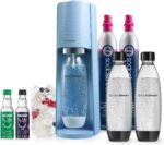 SodaStream - Terra Sparkling Water Maker | VALUE BUNDLE | CQC CO2 system | Includes 2x CO2 Cylinders, 3x 32 Fl Oz Dishwasher Safe Bottles, 2x Bubly Flavor Drops | Combine with Flavors | Misty Blue - Image 2