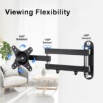 Suptek TV Wall Mount Swivel Tilt Rotation Full Motion Adjustable Articulating for Most 15-32 inch LED, LCD Monitor Wall Mount VESA 75,100 (MA2720) - Image 10
