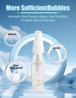 Portable Sparkling Water Maker,1L Household Soda Water Makers Carbonated Water Soda Streaming Machine for Home Travel(CO2 Cartridges Not Included) - Image 2