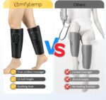 Comfytemp Cordless Leg Massager for Circulation and Pain Relief, Birthday Gift for Dad Mom Men Women, Portable Calves Massage with Heat and Compression, for RLS Edema Muscles (Fit Calf Size up to 18") - Image 8
