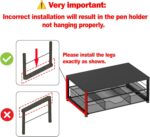Desk Organizer and Accessories, 2-Tier Computer Monitor Stand Riser with Drawer and 2 Pen Holders, Office Desk Accessories for Office Supplies, Black - Image 10