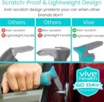 Vive Car Handle Assist for Elderly - Scratch Proof Latch - Auto Grab Bar Cane Support Aid - Standing Mobility Safety Tip to Help Get Out - Portable Assistive Device for Seniors, Handicapped - Image 3