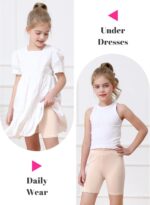 Resinta 6 Pack Girls Bike Shorts Under Dress Dance Cartwheel Shorts for Toddler Kids Summer Clothes Multicolor - Image 5