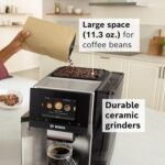 Bosch 800 Series Fully Automatic Espresso Machine – 36 Drinks with Coffee World, Cold Brew, Double Cup, Integrated Milk Container, Smart Features, in Silver TQU60307 - Image 12