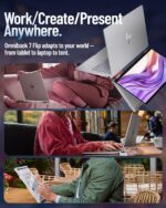 HP OmniBook 7 Flip 16 2-in-1 Laptop - Intel Ultra 7 258V(47 NPU Tops) - 16" 3K OLED Touchscreen - AI Copilot+ PC - Wi-Fi7, 5MP IR Camera, Backlit KB, w/Accessory - Win 11 Pro (32GB DDR5 | 2TB SSD) - Image 9