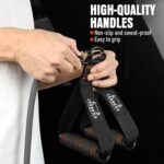 Resistance Bands with Handles - Heavy Duty Fitness Bands for Men & Women - Strength & Muscle Training, Yoga, Home Gym Equipment - Image 7