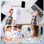 2 Packs To Do List Notepad, Totally 208 Pages To Do List Notebook A5 Undated Daily Planner Notepad with Transparent Cover and Task Checklist Home Office School Supplies, Purple & Blue - Image 7