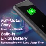 128GB MP3 Player with Bluetooth, Portable Music Player with Built-in Speaker, Enjoying Your Digital Music and Audiobooks Anytime,Includes FM Radio,Recorder,E-Book,and Comes with Earphones - Image 7