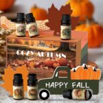 Fall Essential Oil for Diffusers, Autumn Fragrance Oil Set, Aromatherapy Oils Gift Set for Candle Soap Making - Apple Cider, Nutmeg, Snickerdoodle, Vanilla, Forest Pine, Pumpkin Spice, 6x10ml - Image 8