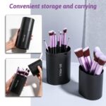 BS-MALL Makeup Brushes Premium Synthetic Foundation Powder Concealers Eye Shadows 14 Pcs Purple for Makeup Beginner or Professional with Travel Case - Image 4