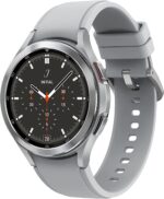 Samsung Electronics Galaxy Watch 4 Classic 46mm Smartwatch with ECG Monitor Tracker for Health Fitness Running Sleep Cycles GPS Fall Detection Bluetooth US Version, Silver (Renewed) - Image 2