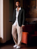MAGE MALE Men's One Button Suit Jacket Elegant Solid Color Blazers Slim Fit Lightweight Sport Coats Blazer - Image 7