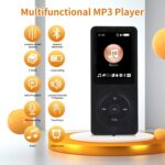 128GB MP3 Player with Bluetooth - Portable Music Player for Kids - with Built-in HD Speaker, Voice Recorder, HiFi Sound, E-Book (Included Earphones) - Image 3