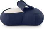 CRESCENT Zafu Meditation Cushion | Organic Cotton | Buckwheat Hulls | Removable Washable Cover - Image 9