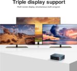 TRIGKEY S5 AMD Ryzen 5 5500U Mini PC, 5500U (6C/12T, Up to 4.0GHz) Micro Computer, 16GB DDR4 3200MHz| 500GB M.2 2280 NVME SSD, Small PC 4K Triple Displays, WiFi 6+BT5.2+2.5G LAN, DP/HDMI/USB3.2 * 3 - Image 8