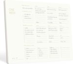 One Week - Elegant Undated Weekly Desk Planner, Gold Foiled, A4, Minimalist Weekly To Do List Notepad, Daily Schedule, Work Week Planner Pad, Eco-friendly, FSC™ Certified - Image 2