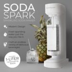 Soda Maker with BPA Free Bottle - CO2 Powered One Touch Fizz Control - Fresh Sparkling Water Maker - Homemade Sparkle Seltzer Soda Streaming Machine, Carbonated Water Machine [C02 NOT INCLUDED] - Image 4