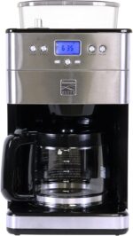 Kenmore Elite Grind And Brew Coffee Maker - Burr Grinding Ground Coffee Bean Hopper With Drip Pot, 12 Cup Programmable Automatic Brew Coffee Machine For Barista Style Cafetera, Use For Kitchen & Café - Image 10
