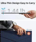 Portable Monitor, Ultra Slim 15.6 Inch FHD IPS Laptop Screen Extender with Adjustable Stand, USB C Compatible, Ideal for Travel and Office - Image 3
