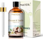 3.38FL.OZ Coconut & Vanilla Fragrance Oils for Aromatherapy, Essential Oils for Diffusers for Home, Perfect for Diffuser, Yoga, DIY Candle and Soap Making - 100ml - Image 3