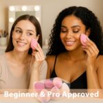 Makeup Sponge Set Foonbe Blender Sponges 7 Pcs for Liquid, Cream, and Powder, Latex Free, Multi colored Beauty Sponges with 1 Mini Sponge, Vegan & Cruelty-Free - Image 8